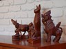 Collection of vintage carved wood pieces form Guam